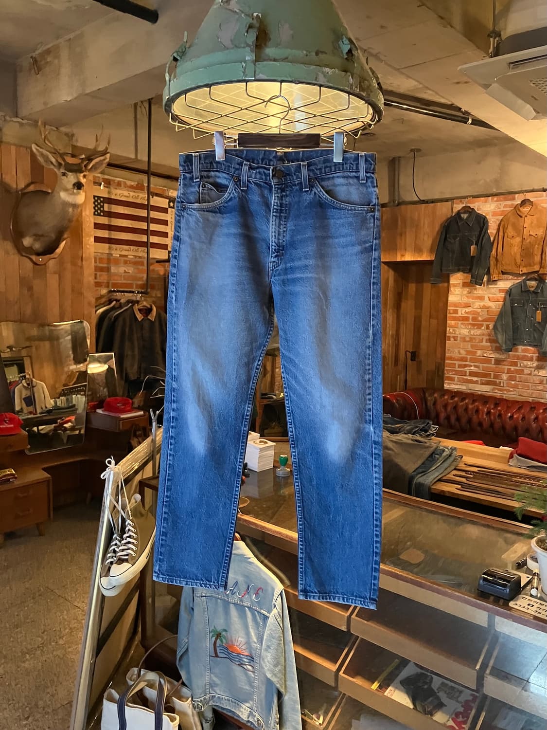 80s USA 빈티지 리바이스 505 데님 팬츠 상품이미지1