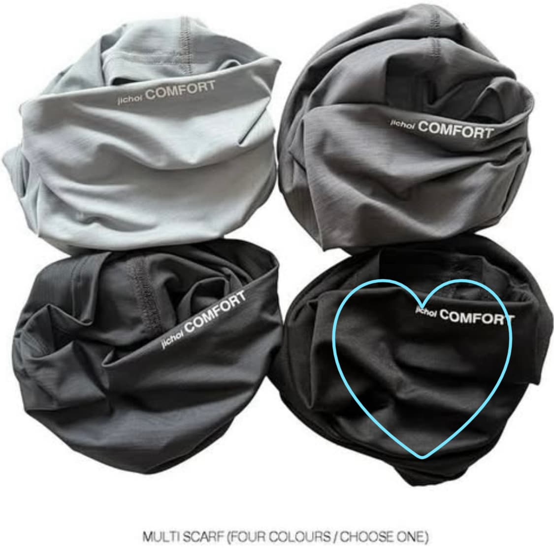 지초이 멀티 스카프 블랙 미사용 새상품 상품이미지1