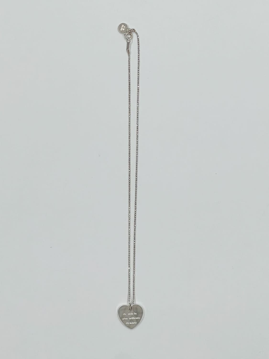 courreges / 꾸레쥬 실버925 하트 목걸이 상품이미지7