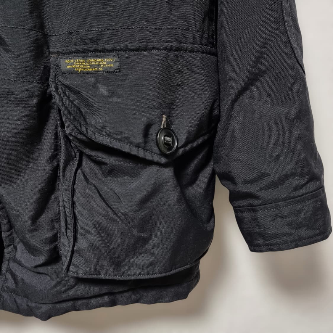 폴로 랄프로렌 진스 컴퍼니 블랙 다운 파카 자켓 95 상품이미지5