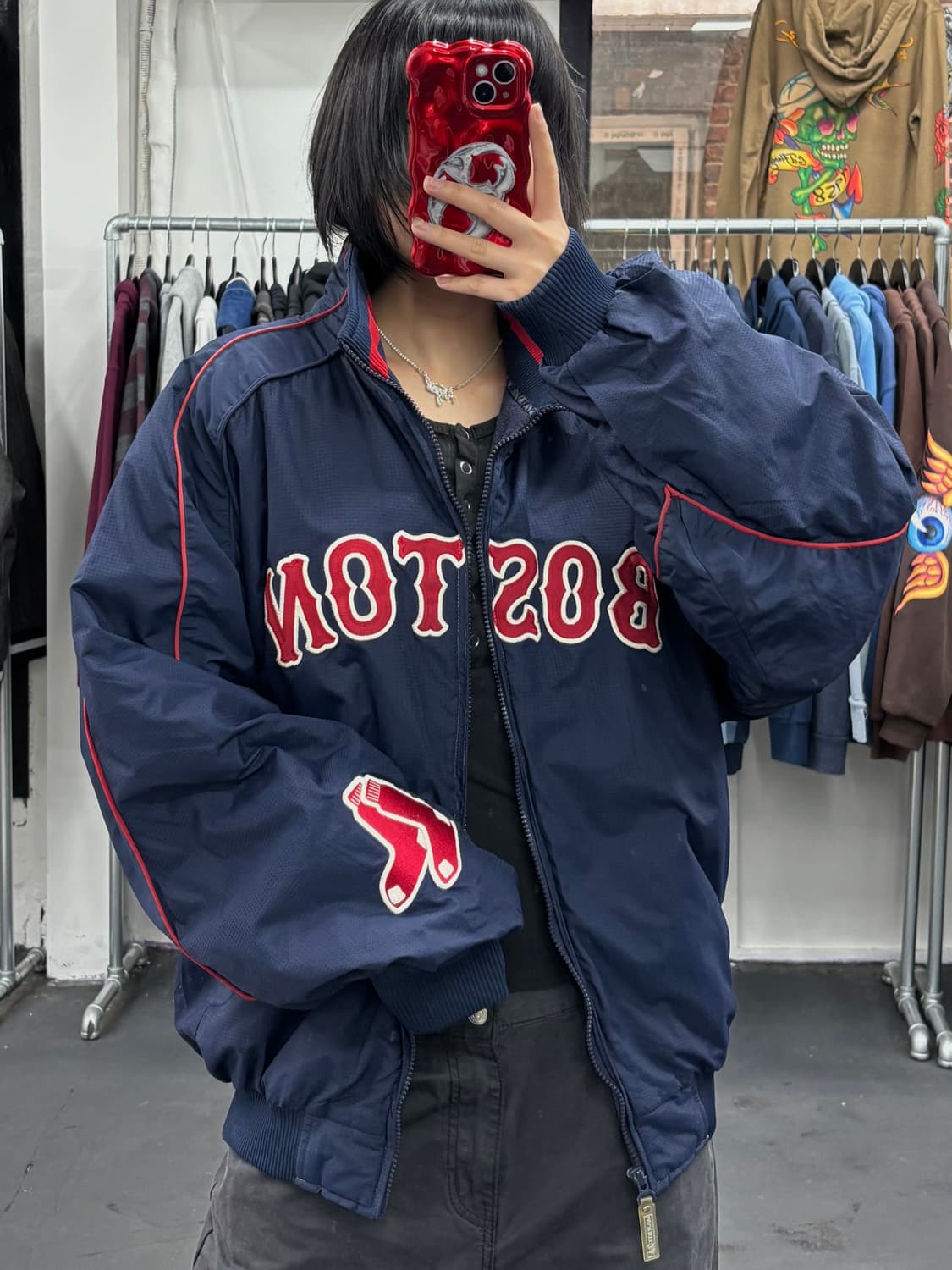 마제스틱 보스턴 레드삭스 스타디움 자켓 상품이미지1