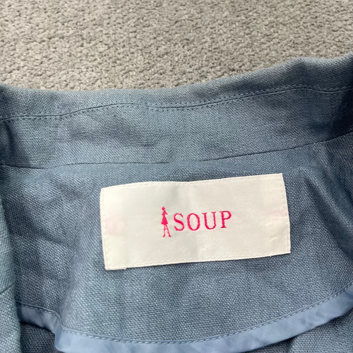 L soup 빈티지 린넨 자켓 상품이미지4