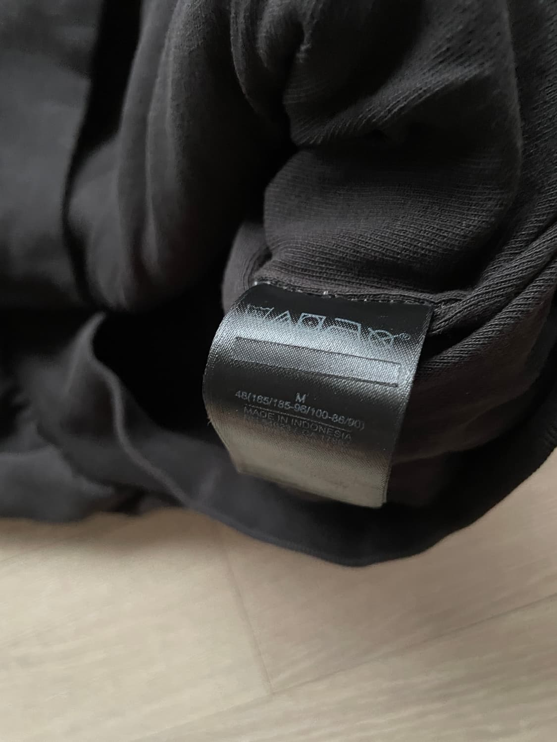 이지 갭 블랙 후드 집업 미발매 상품이미지5