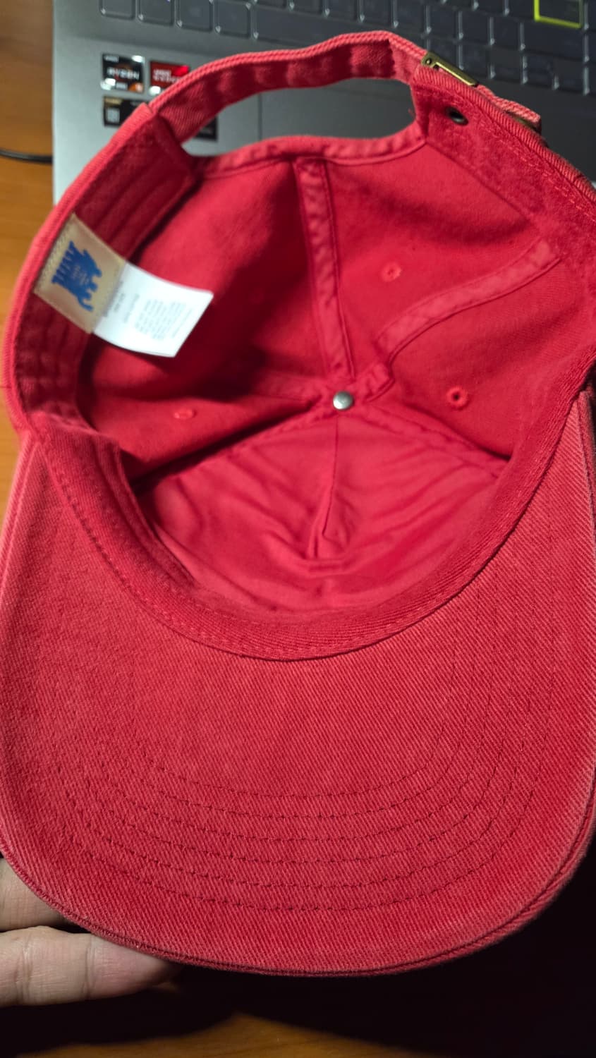 마이네임이즈피터 모자 레드 상품이미지3