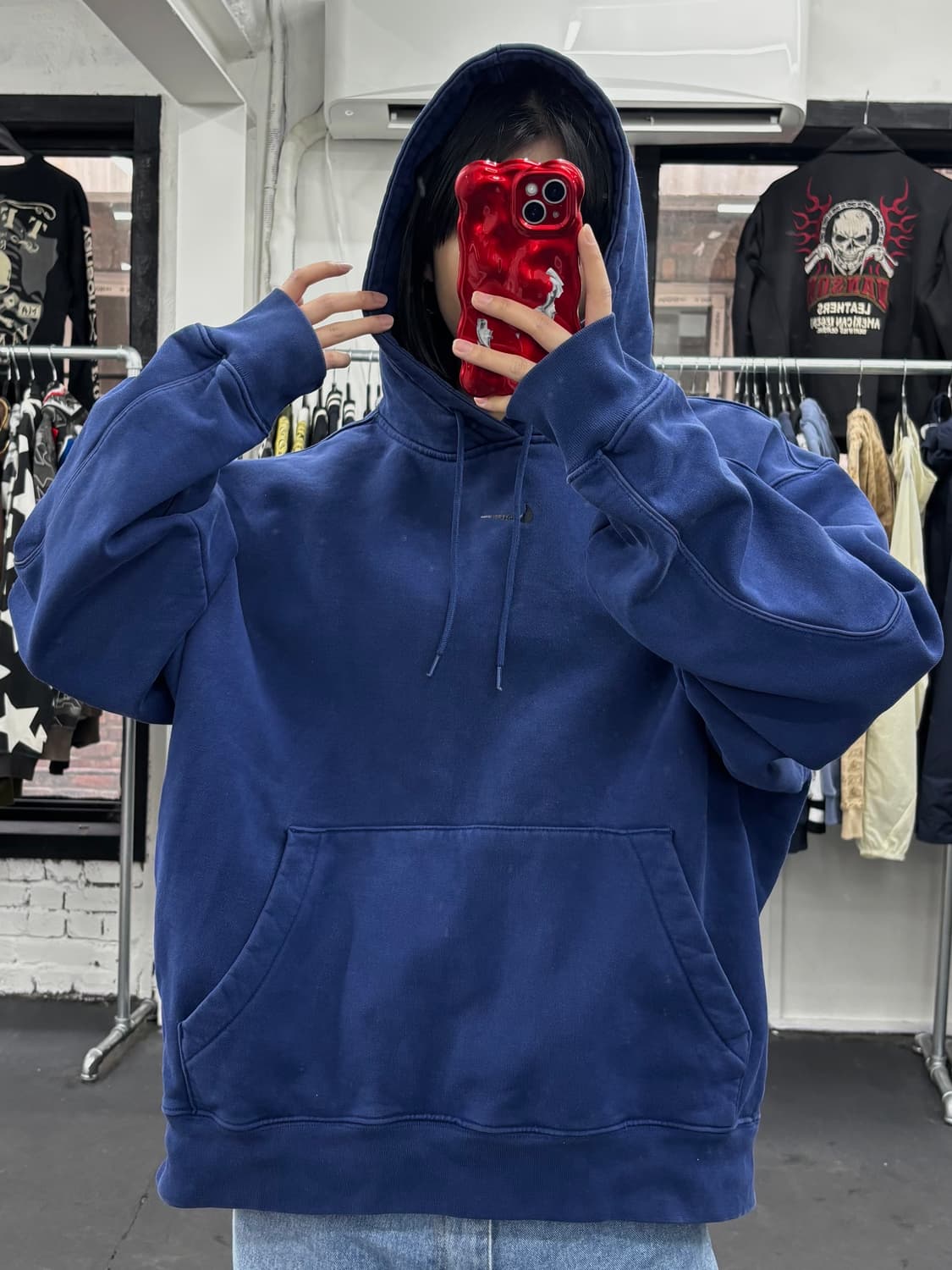 나이키 녹타 블루 후드티 상품이미지3