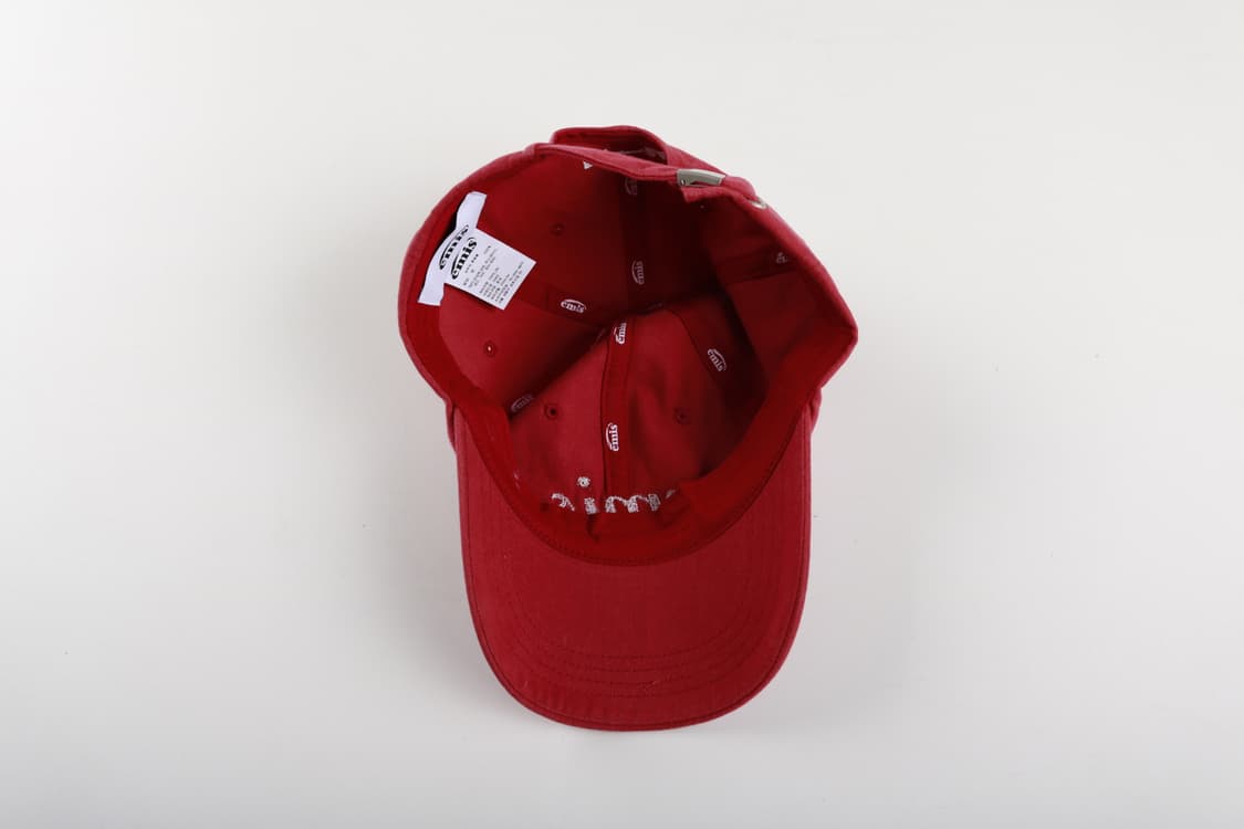 이미스 아플리케 레드 볼캡 모자 상품이미지5