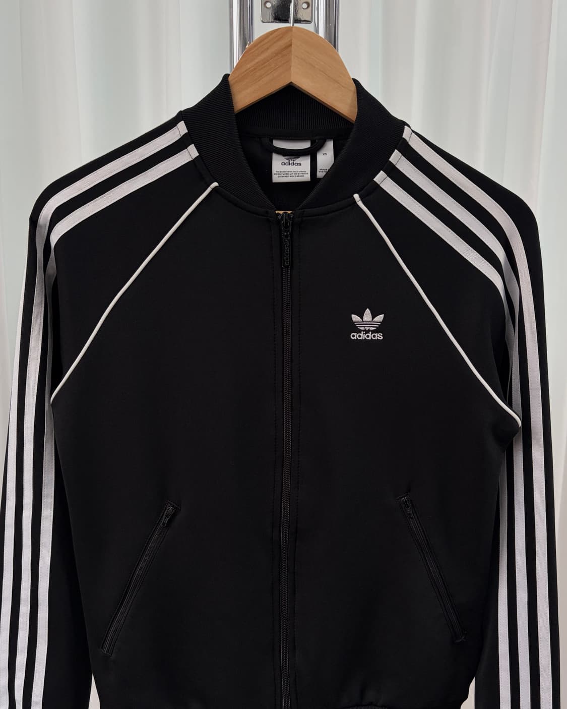 [XS]아디다스 트레포일 SST 블랙 트랙탑 져지 상품이미지4