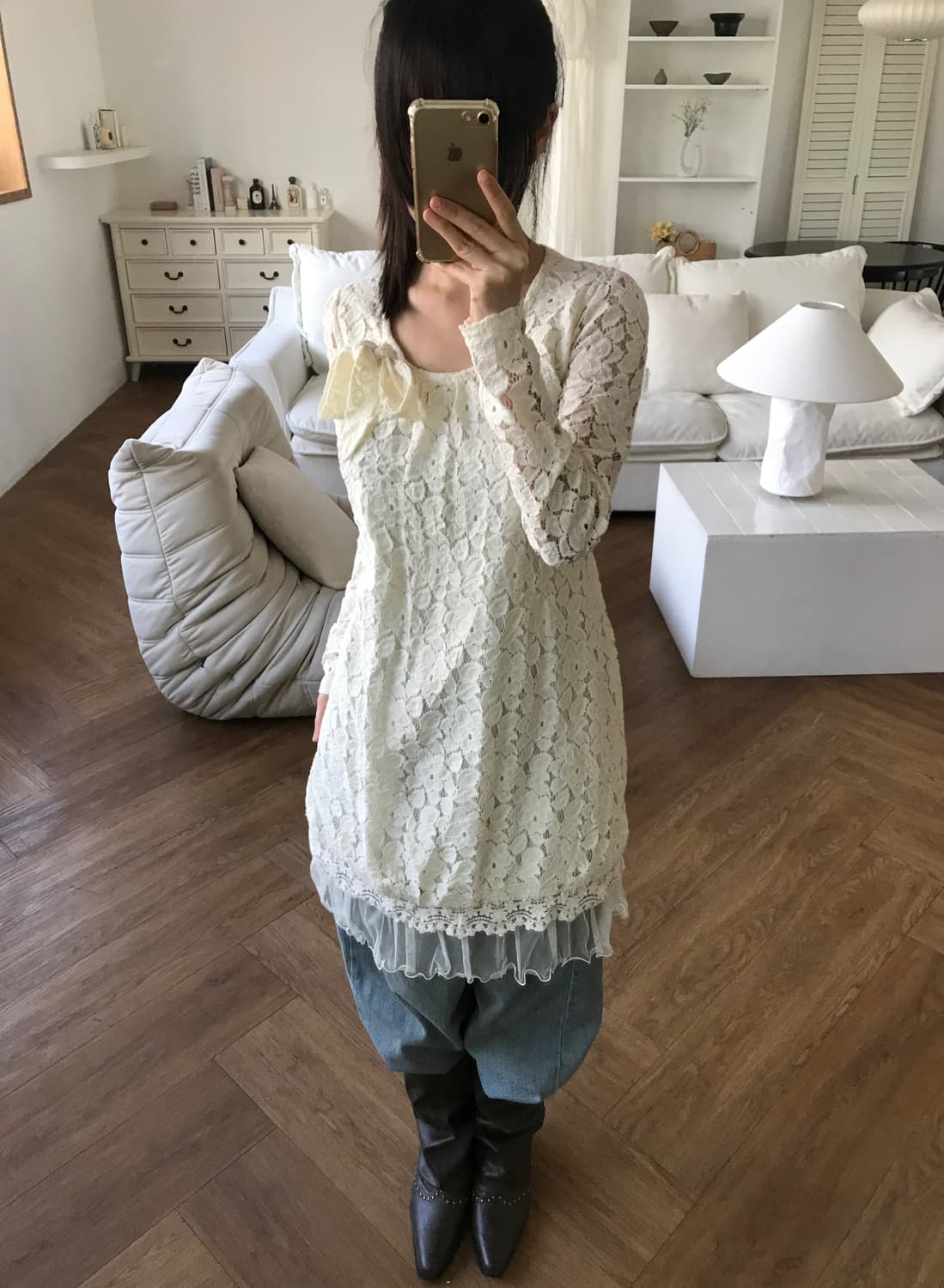 vintage lace one-piece 상품이미지1