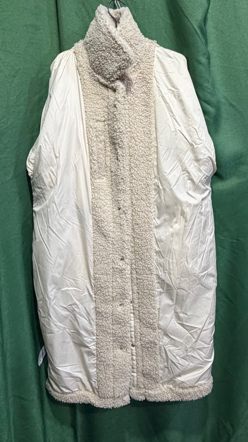 아디다스 코지 쉐르파 롱플리스 코트 S/90 상품이미지5