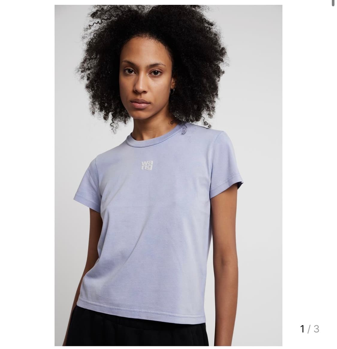 알렉산더왕 퍼프 로고 크롭 티 S 상품이미지6