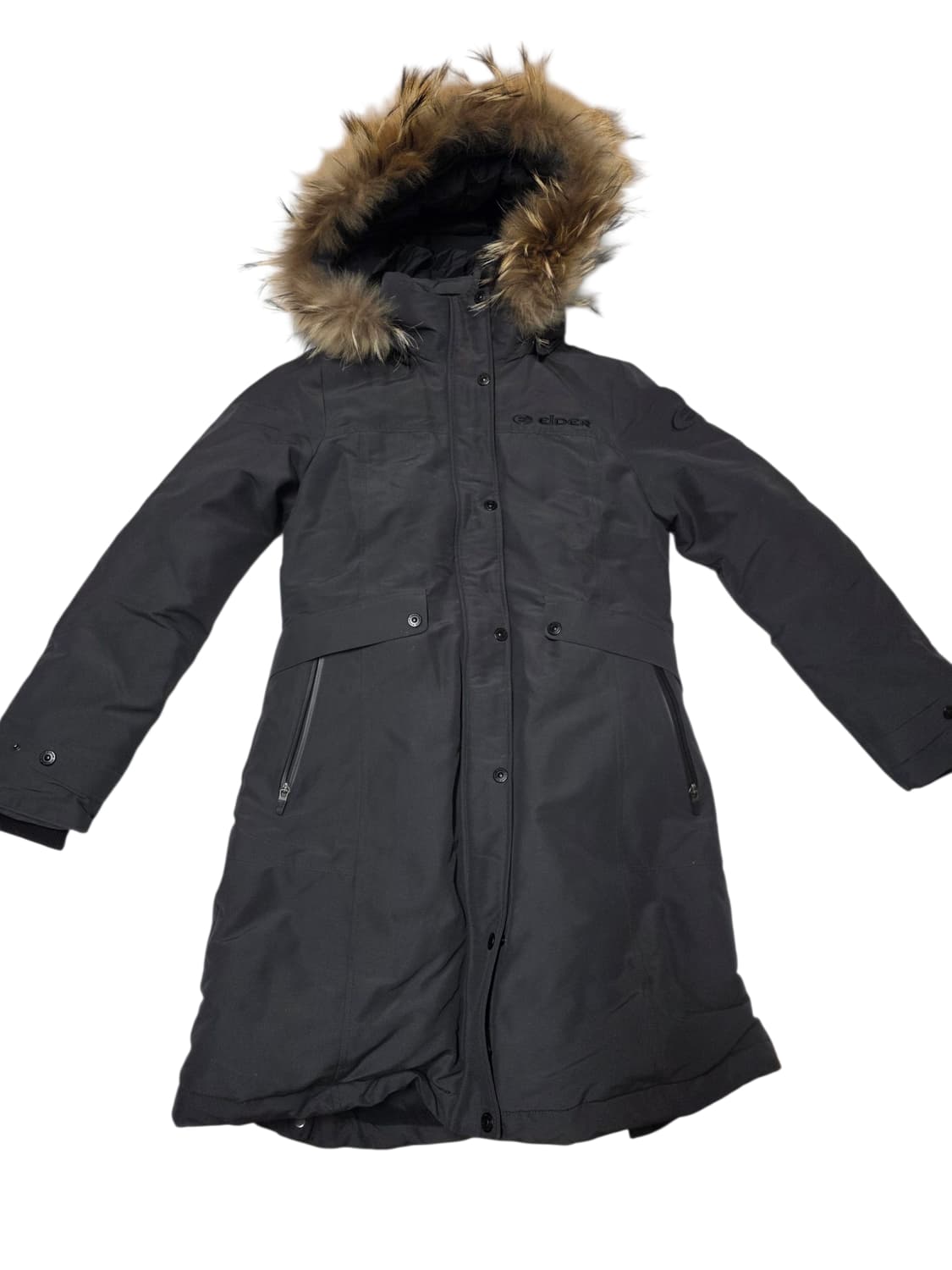 아이더 차콜 덕다운 롱패딩 여자 S 88 48 상품이미지2