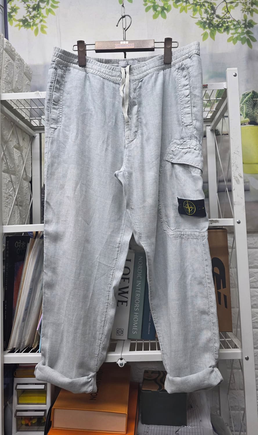 스톤아일랜드 바지 34 린넨 카고팬츠 여름바지  MM95 상품이미지3