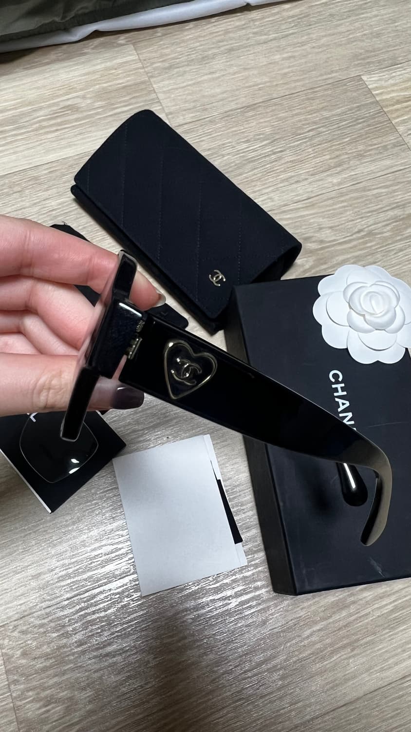 [샤넬] 하트 CC 샤넬 로고 안경 상품이미지6