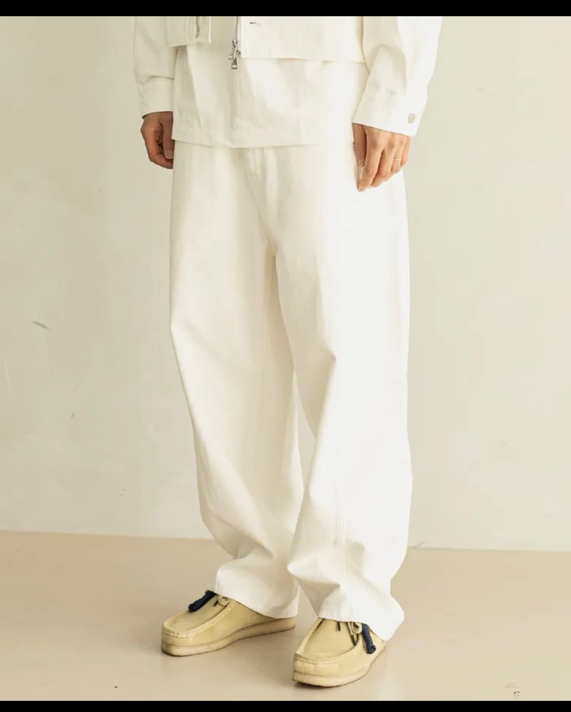 매스노운 CURVED BALLOON DENIM MFHJP001-WT 상품이미지1