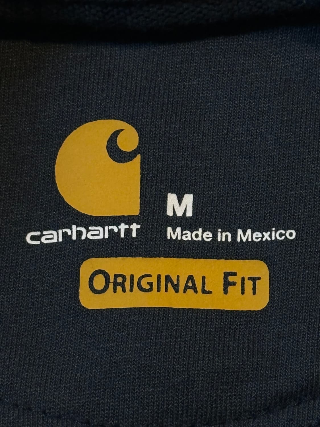 칼하트 CARHARTT 오리지널핏 포켓 기모 맨투맨 네이비 상품이미지4