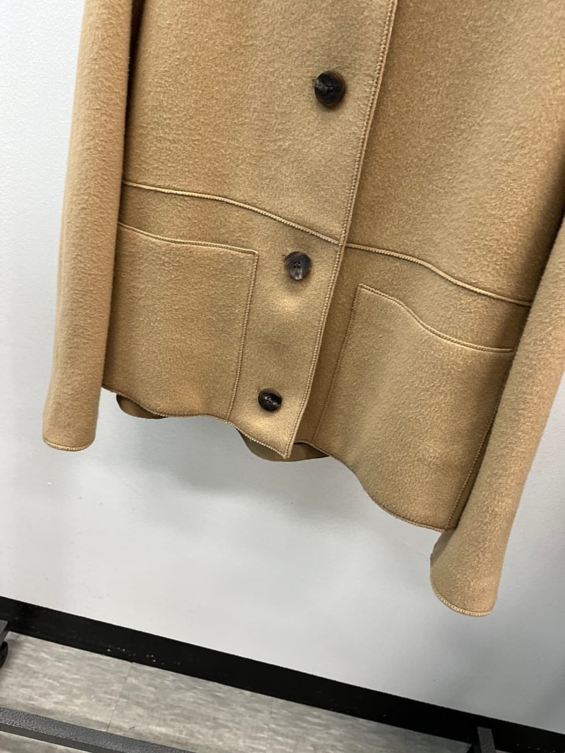 여) SJ 캐시미어 블렌드 하프코트  상품이미지6