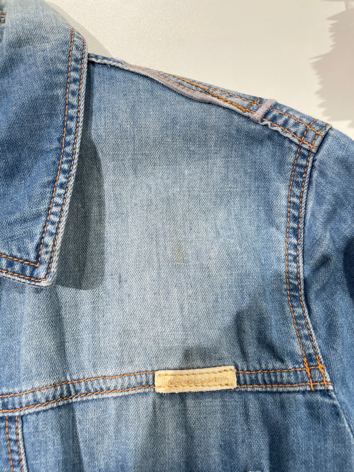 돌체 앤 가바나 연청 워싱 씬 데님 자켓 상품이미지9