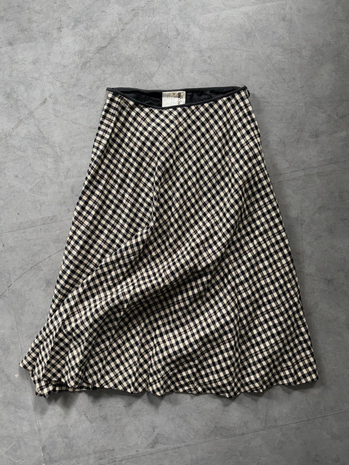 Comme des Garcons 꼼데가르송 하운드투스패턴 롱 스커트 상품이미지4