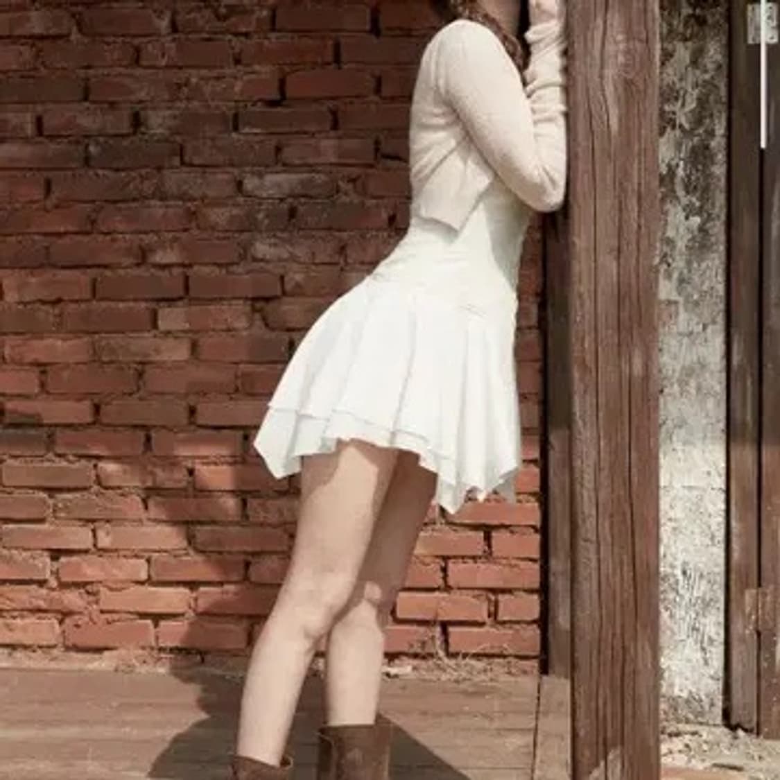 페인오어플레져 님프 아이보리 원피스 상품이미지2