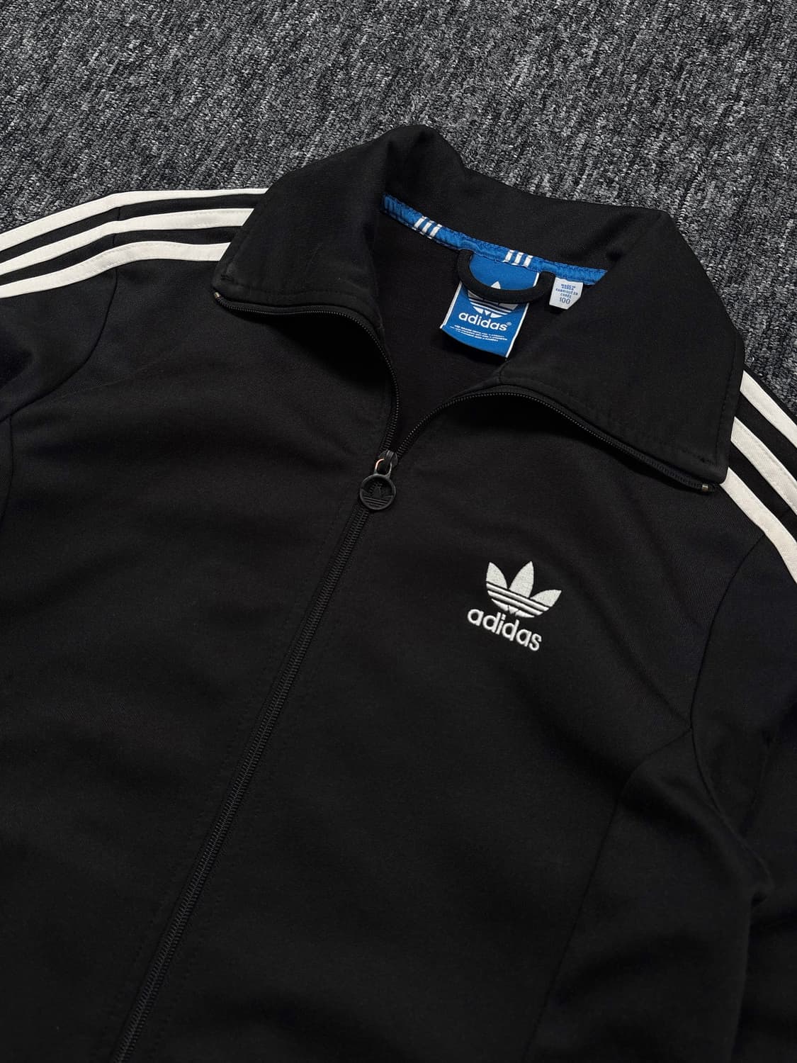 아디다스 블랙 유로파 트랙탑 져지 상품이미지4