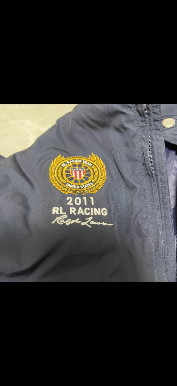 폴로 USA 레이싱팀 패딩점퍼자켓 네이비 L 상품이미지5