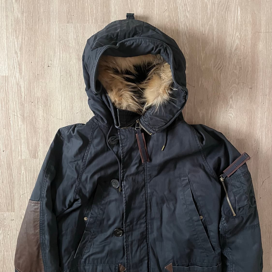 Kai-aakmann N-3B rabbit fur parka 상품이미지2