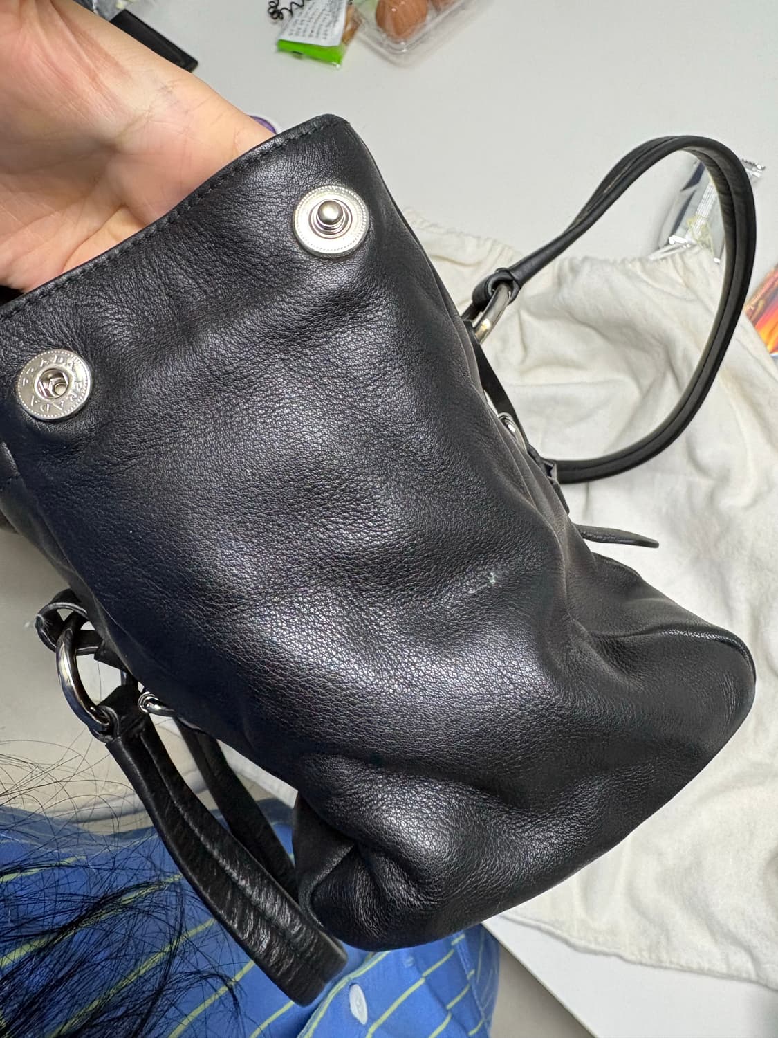 프라다 가죽 빈티지백 상품이미지5