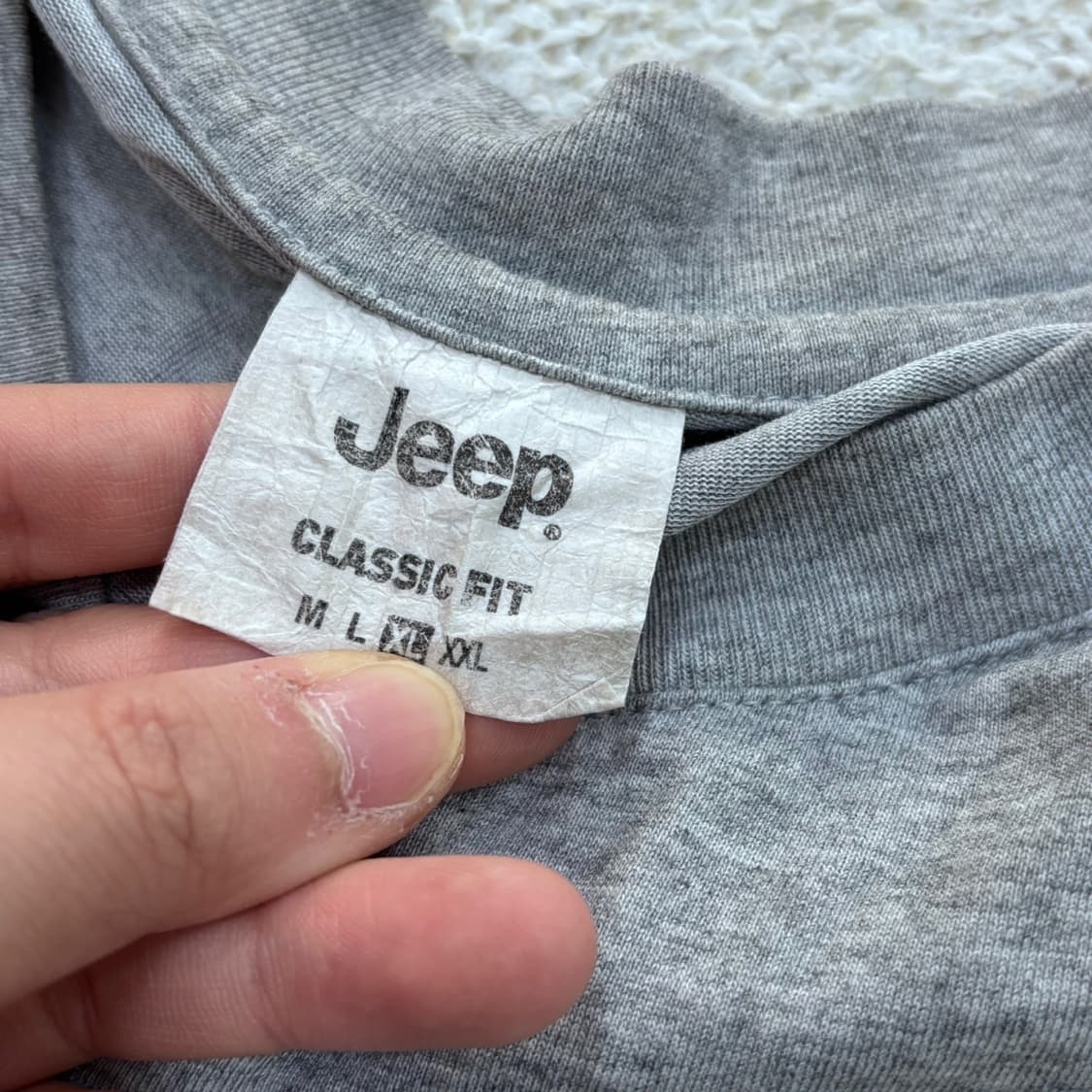 XL 지프 스몰로고 반팔 티셔츠 0421E 상품이미지3