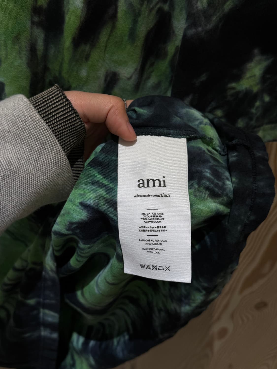 아미 타이다이 프린팅 티셔츠 상품이미지8