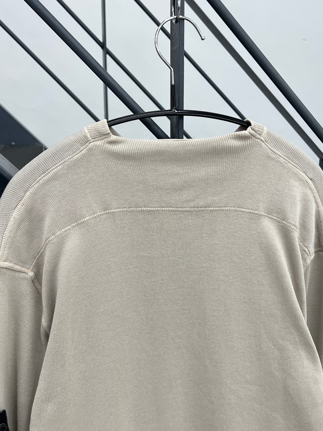 스톤아일랜드 00s 와펜 탄베이지 코튼 니트 상품이미지5