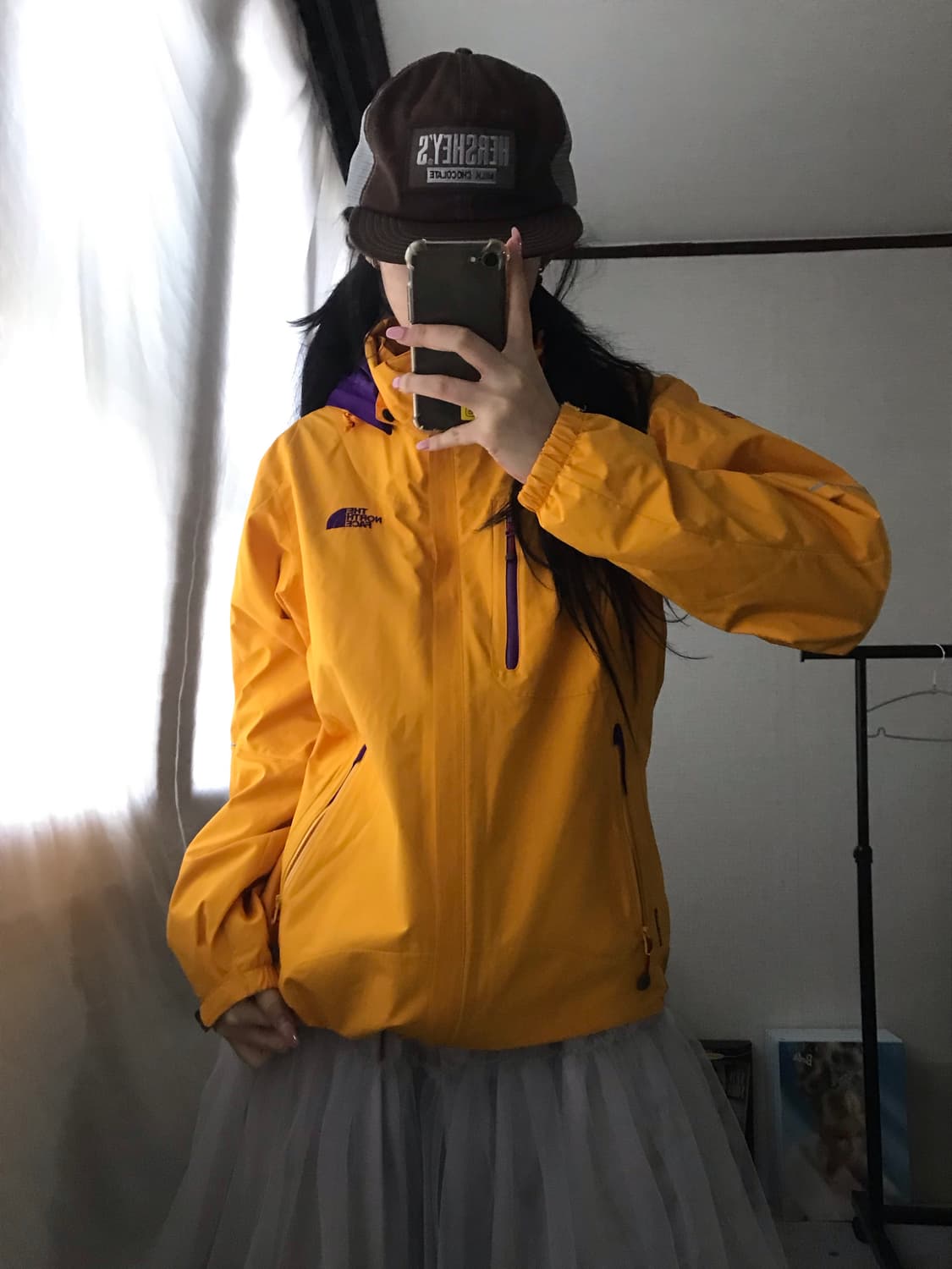 노페 옐로우 바람막이 상품이미지1