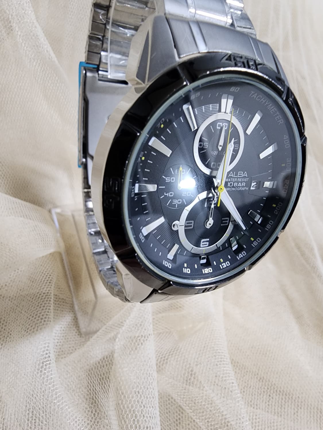 세이코 알바 메탈 크로노그래프 시계 상품이미지8