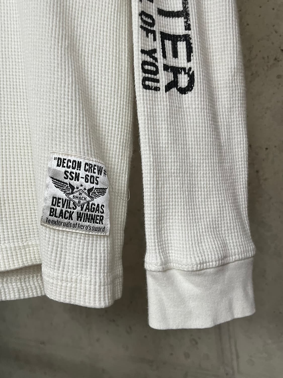 SMACK AIRFIELD WAFFLE T-SHIRT 상품이미지7