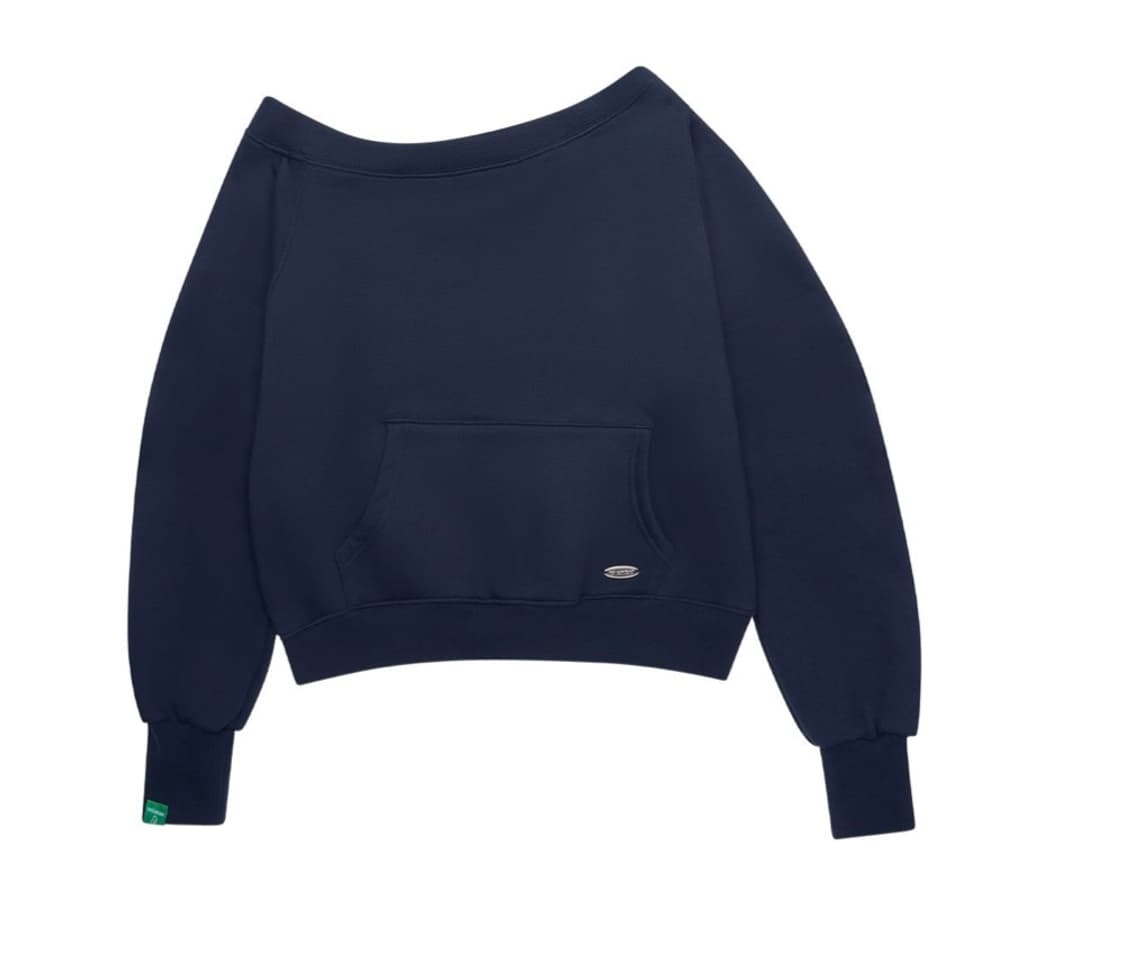 [노컨텐츠] Pocket Boat Neck Sweatshirt 상품이미지1