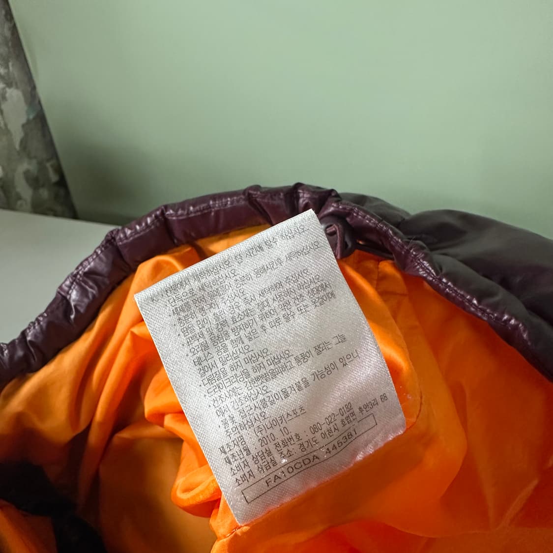 100 L 나이키골프 자주색 스우시 경량패딩점퍼 골프패딩 상품이미지7