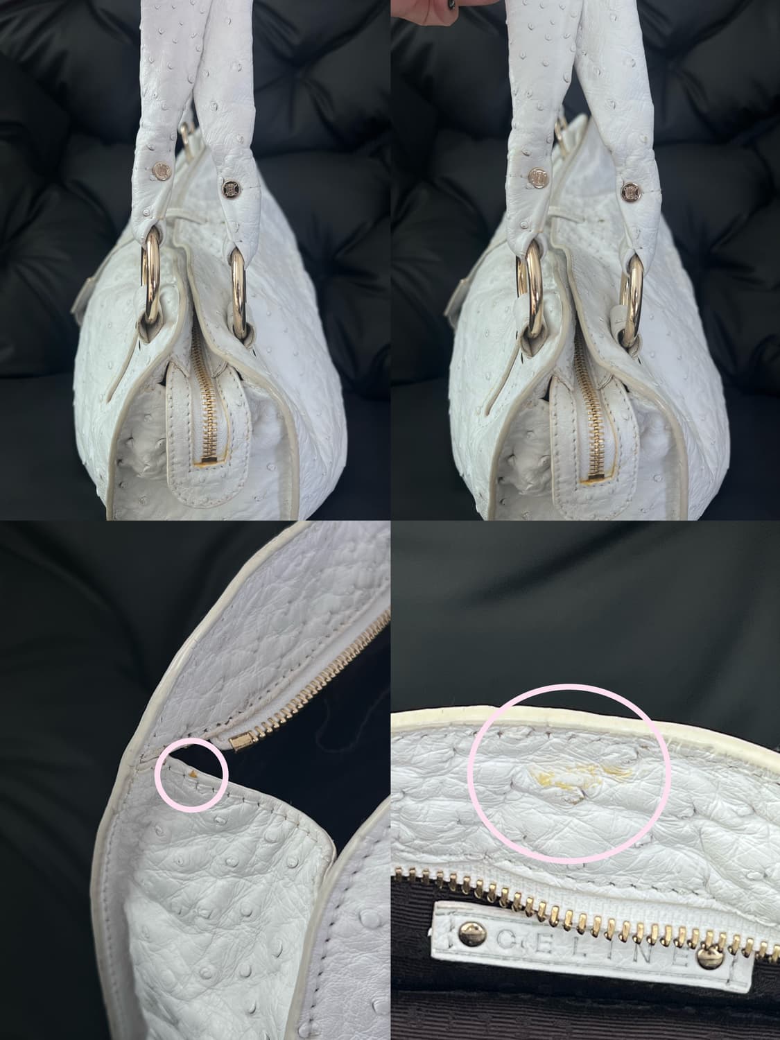 셀린느 타조 엠보 호보백 상품이미지9