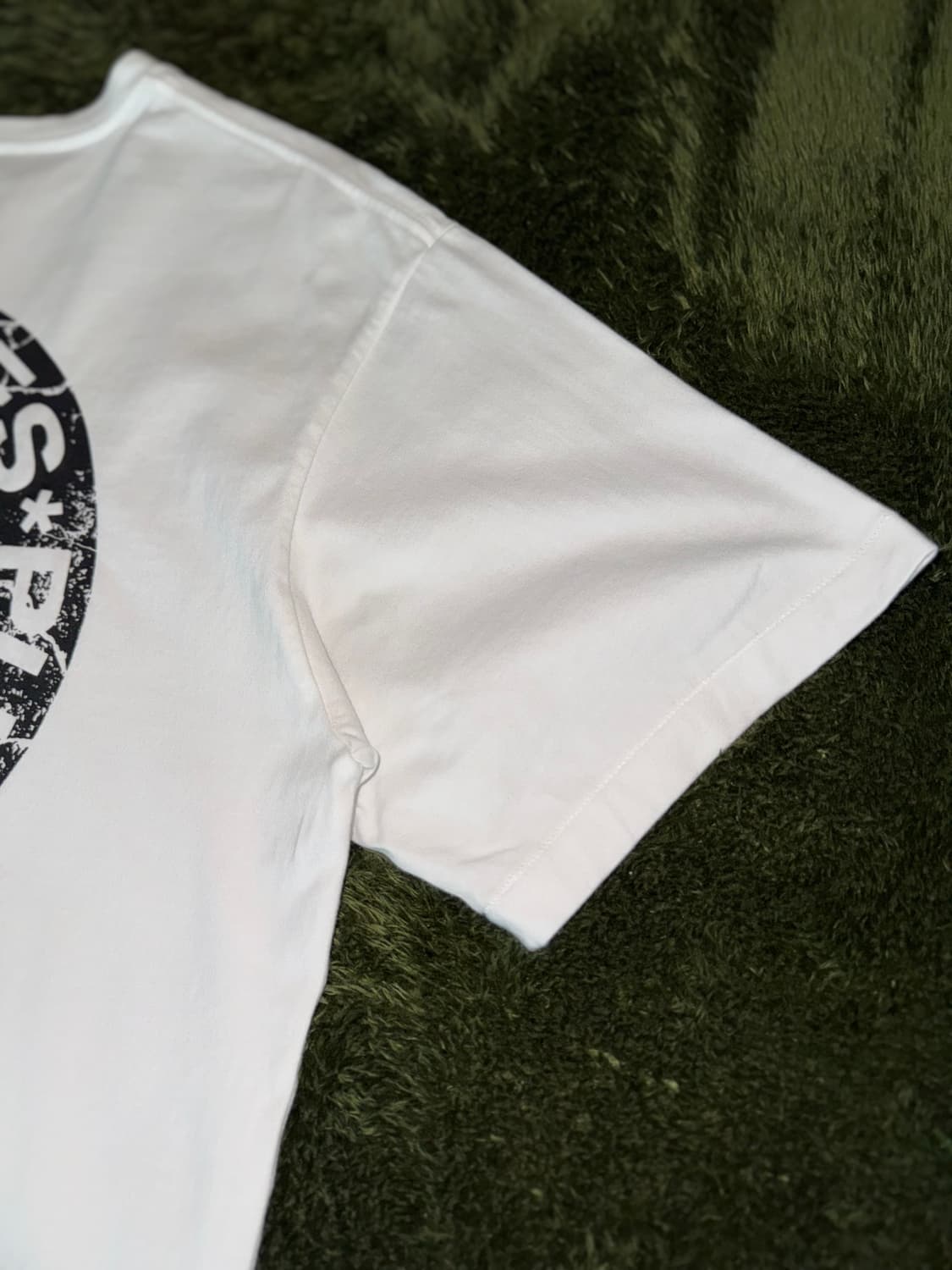 [3] 펀치드렁크파티즈 싱글 스티치 로고 티셔츠 화이트 상품이미지9