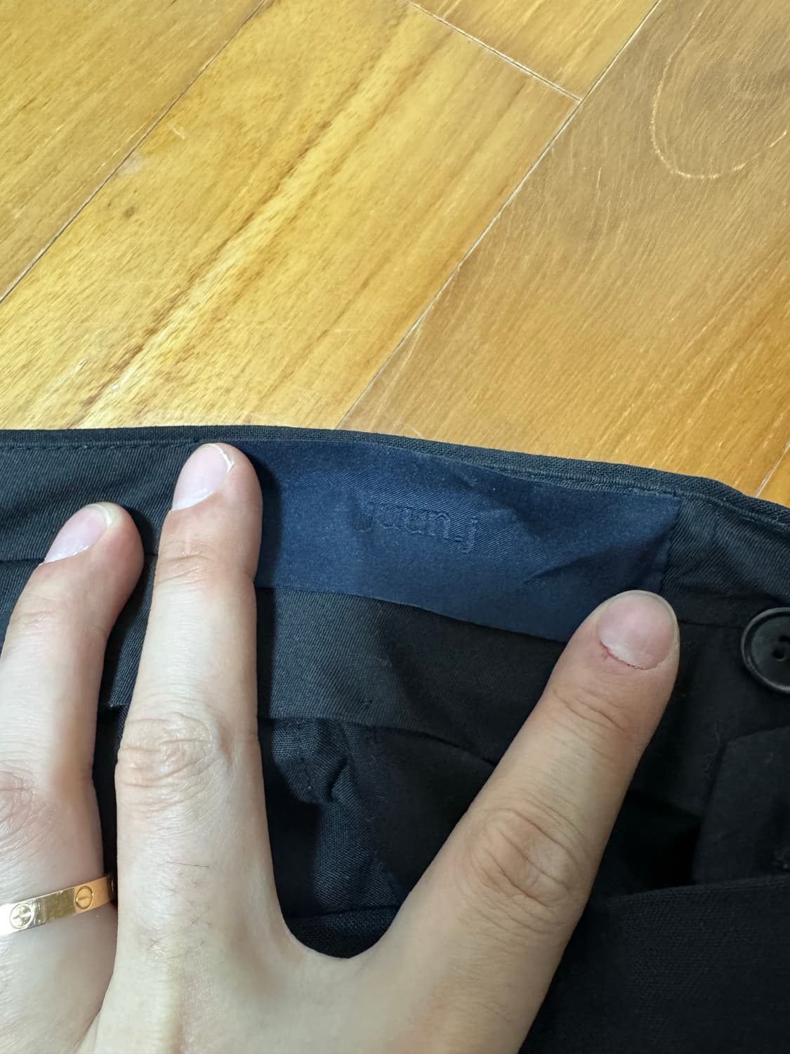 준지 사이드지퍼 슬랙스 44사이즈 판매합니다. 상품이미지2