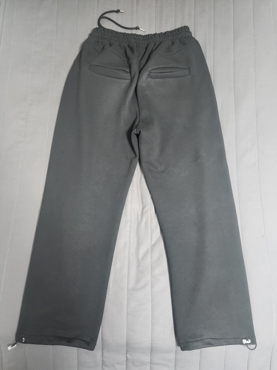 새제품급 L) 에스큐 프론트 라인 레귤러 롱 스웻팬츠 블랙 상품이미지5