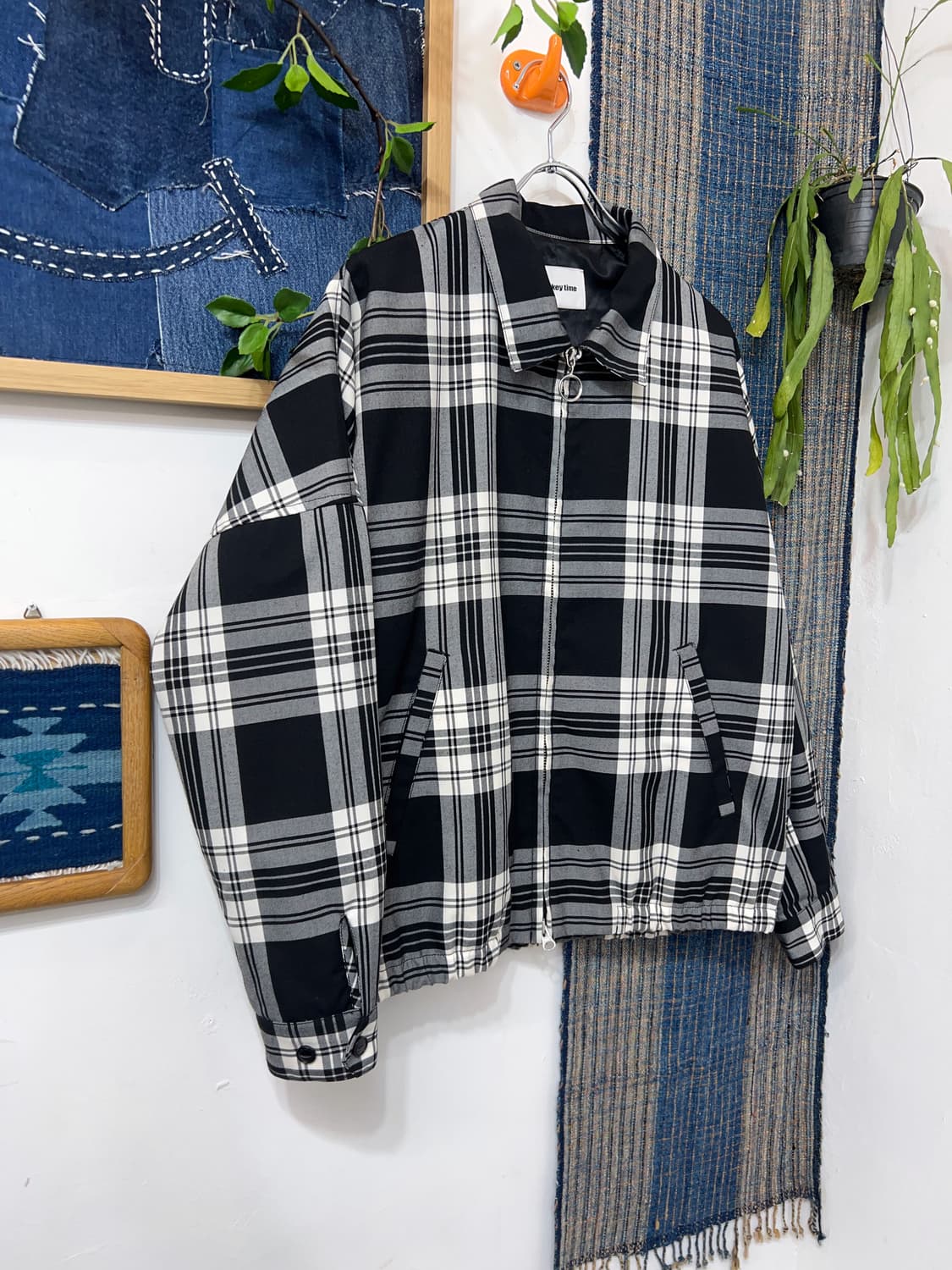 MONKEY TIME  Two way check jacket  상품이미지3