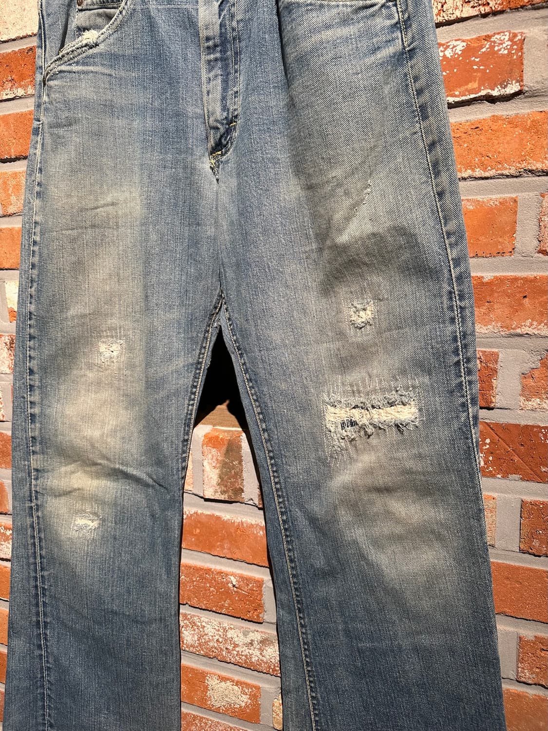 70s USA LEE 빈티지 리 카우보이 부츠컷 데님 팬츠 상품이미지3