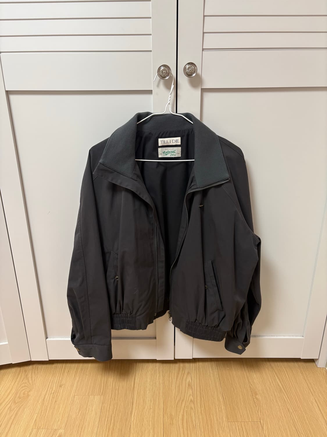 틸아이다이 봄버 자켓 차콜 상품이미지2