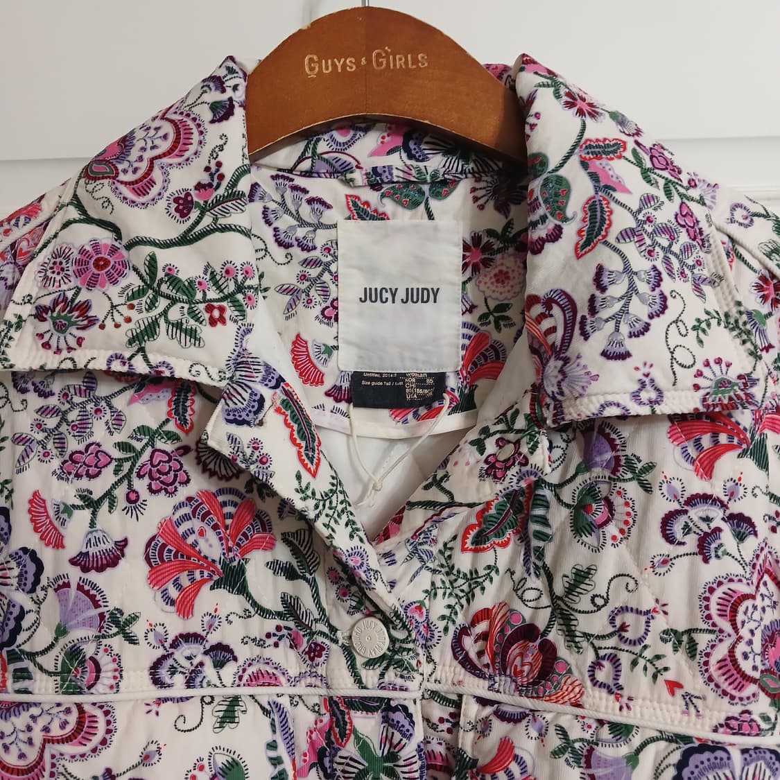 쥬시쥬디 플라워 퀼팅 자켓 상품이미지9