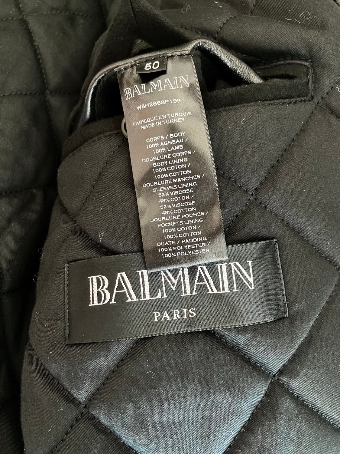 발망 가죽 자켓 상품이미지9