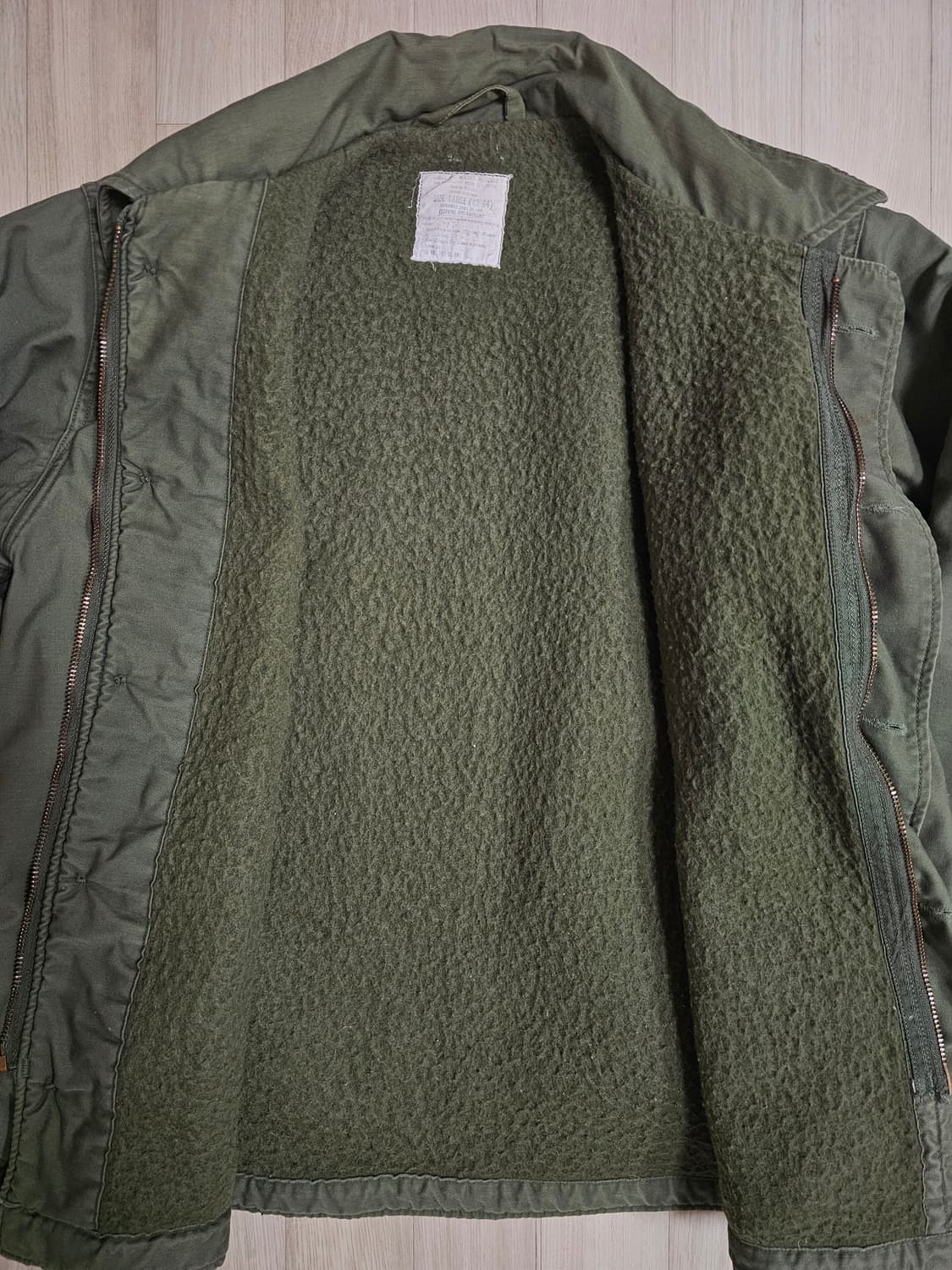 밀리터리 70s USN A-2 덱 자켓 L 상품이미지5