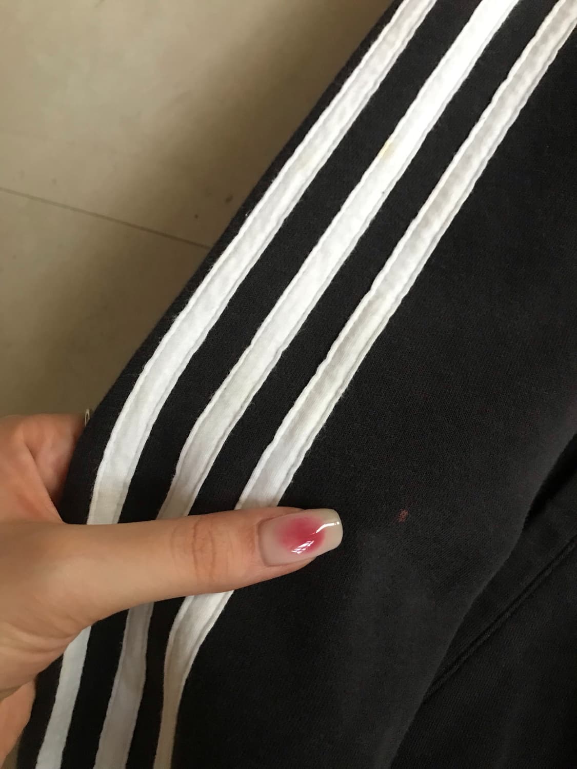 아디다스 블랙 삼선 후드집업 상품이미지7