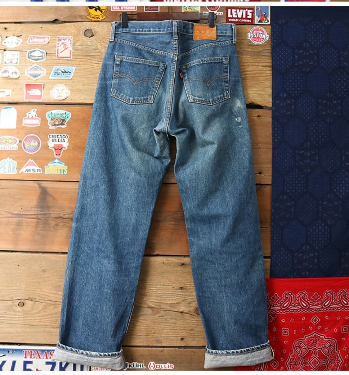 
일본판 90s levis 리바이스 LVC 503BXX 빅E 셀비지 데님 상품이미지4