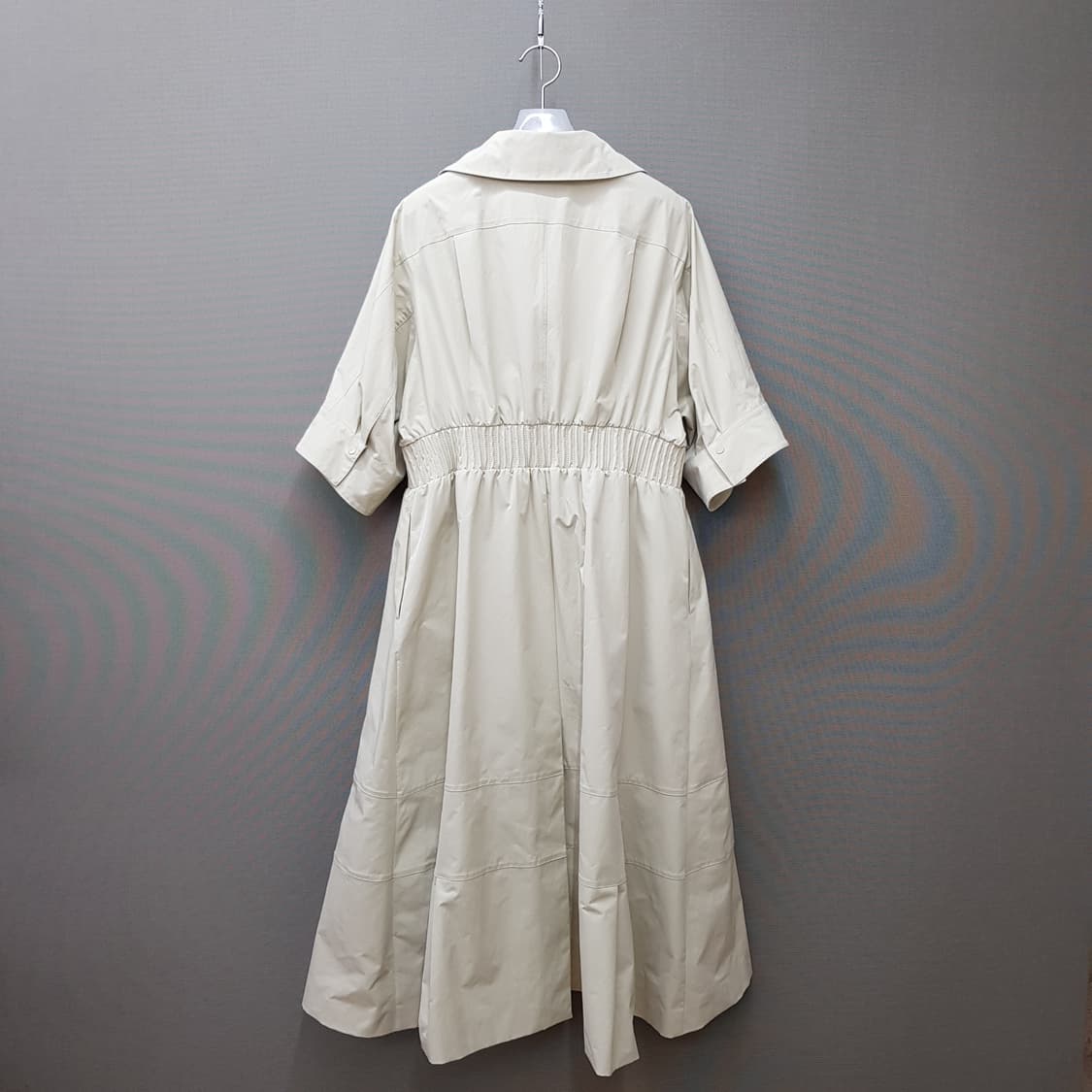 한섬 타임 2020 허리셔링 A라인 플레어 원피스 88-98-165사이즈 상품이미지5