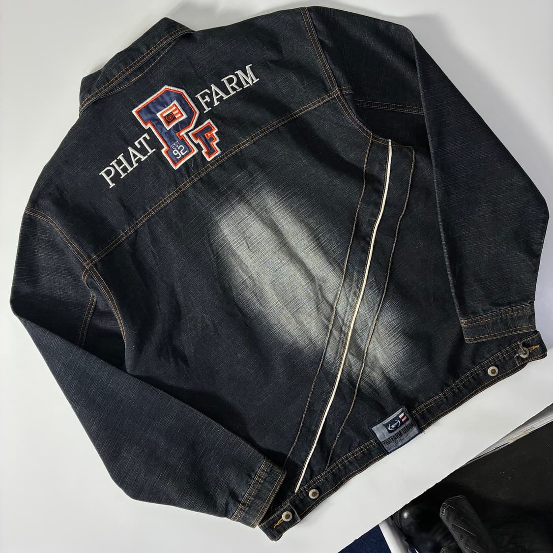 Phat Farm  팻팜 레이싱 데님 자켓  상품이미지3