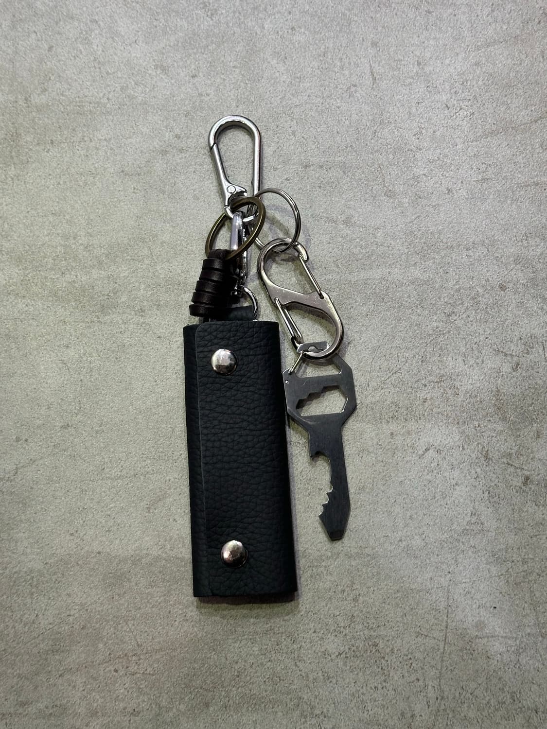 Leather key case - 레더 키케이스 키링 상품이미지3